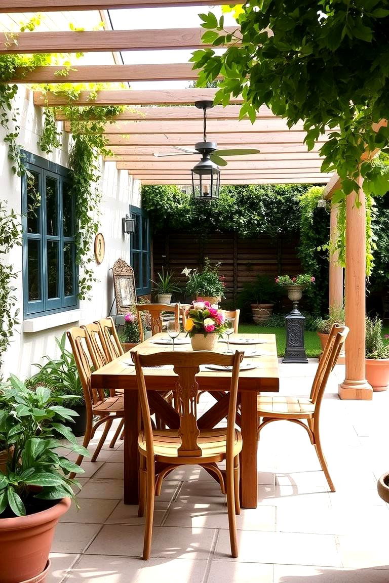 Create an Outdoor Dining Area for Socializing - 24 Landscaping Ideas