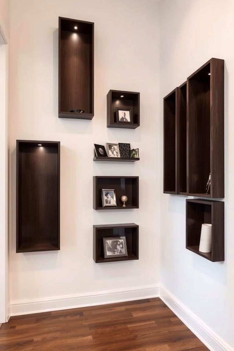 Creating Depth with Shadow Boxes - 24 High Ceiling Tall Wall Decor Ideas