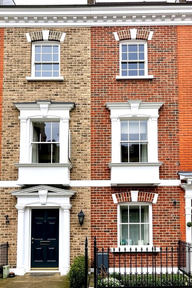 Creating a Captivating Focal Point with Painted Brick - 24 Painted Brick Houses