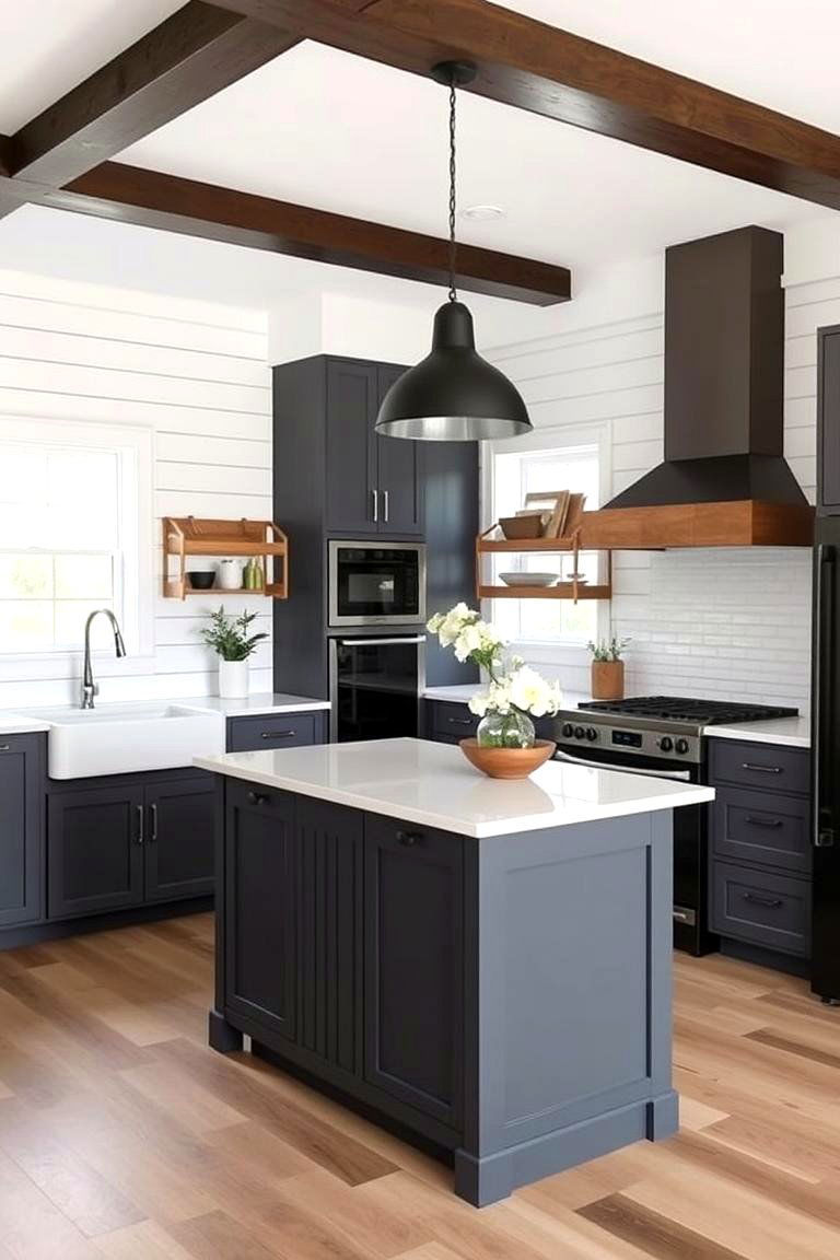 Creating a Cohesive Look - 24 Kitchen With Black Appliances