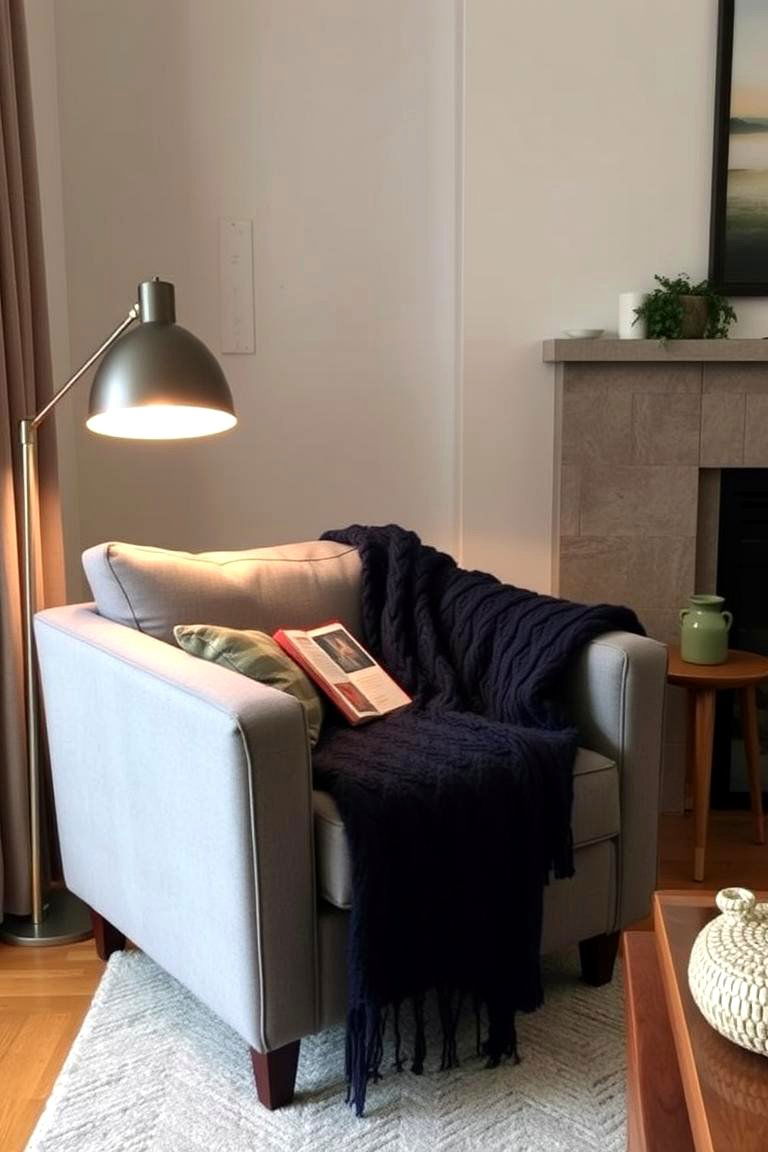 Creating a Cozy Reading Nook - 24 Navy Blue and Grey Living Room Ideas