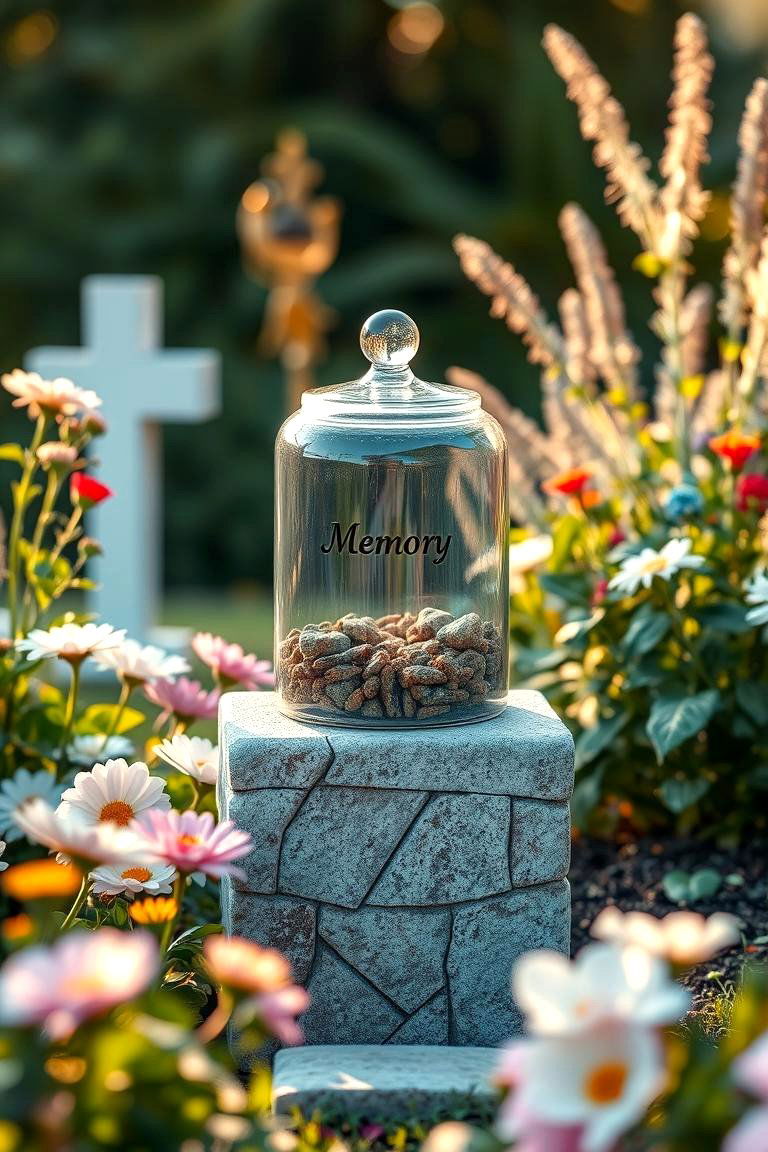 Creating a Memory Jar or Capsule - 24 Memorial Garden Ideas