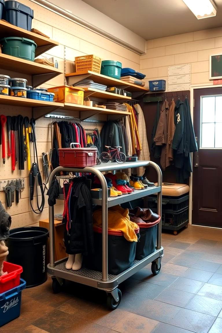 Creating a Mobile Gear Station - 24 Tack Room Ideas