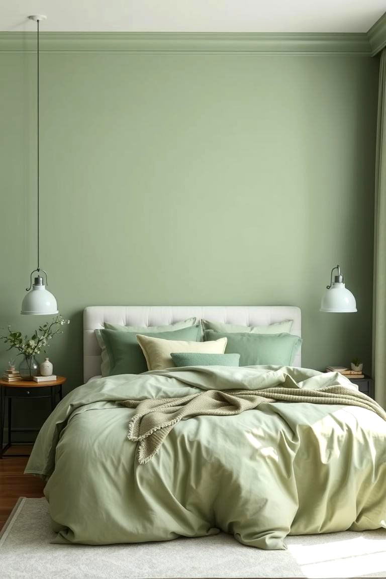 Creating a Monochromatic Sage Green Theme - 24 Sage Green Bedroom Ideas