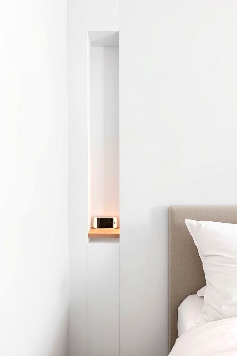 Creating a Nightstand Alternative - 24 Wall Niche Ideas