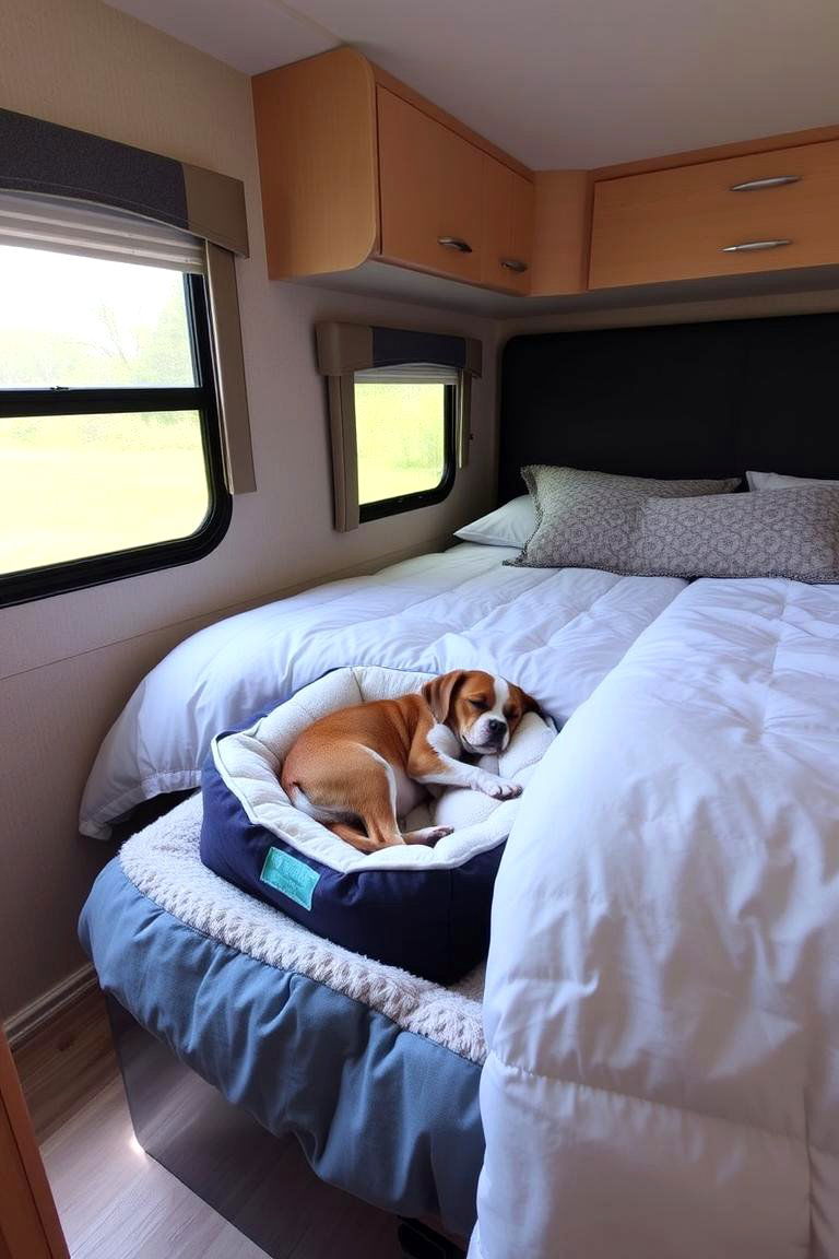 Creating a Pet Friendly Sleeping Area - 24 Rv Bedroom Ideas