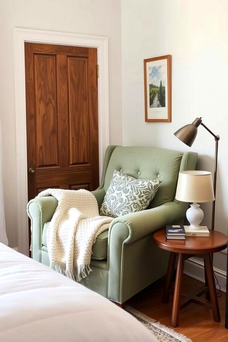 Creating a Sage Green Reading Nook - 24 Sage Green Bedroom Ideas