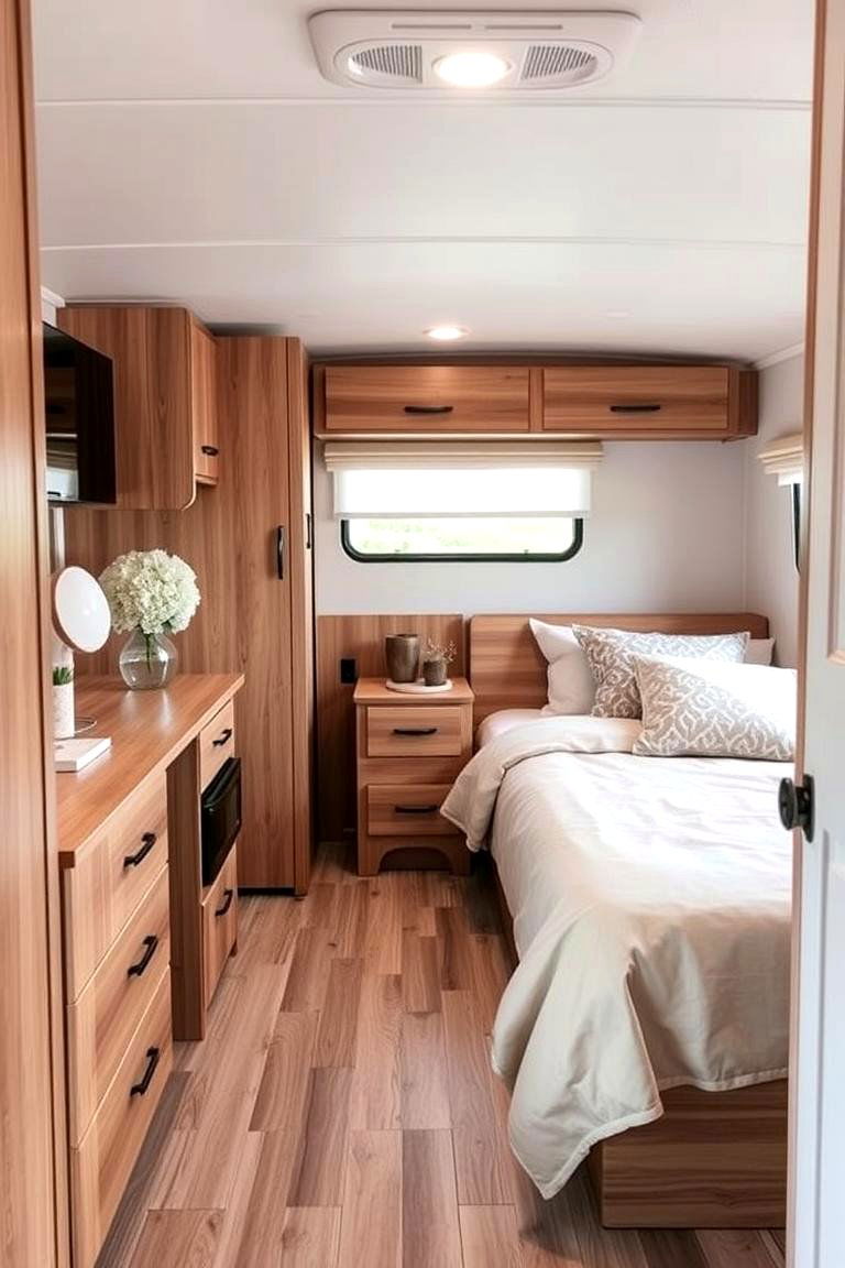 Creating a Sense of Flow with Consistent Design - 24 Rv Bedroom Ideas