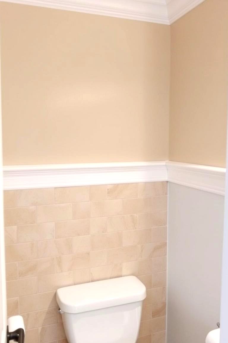 Creating a Wainscoting Effect with Tiles - 24 Half-wall Tile Bathroom Ideas