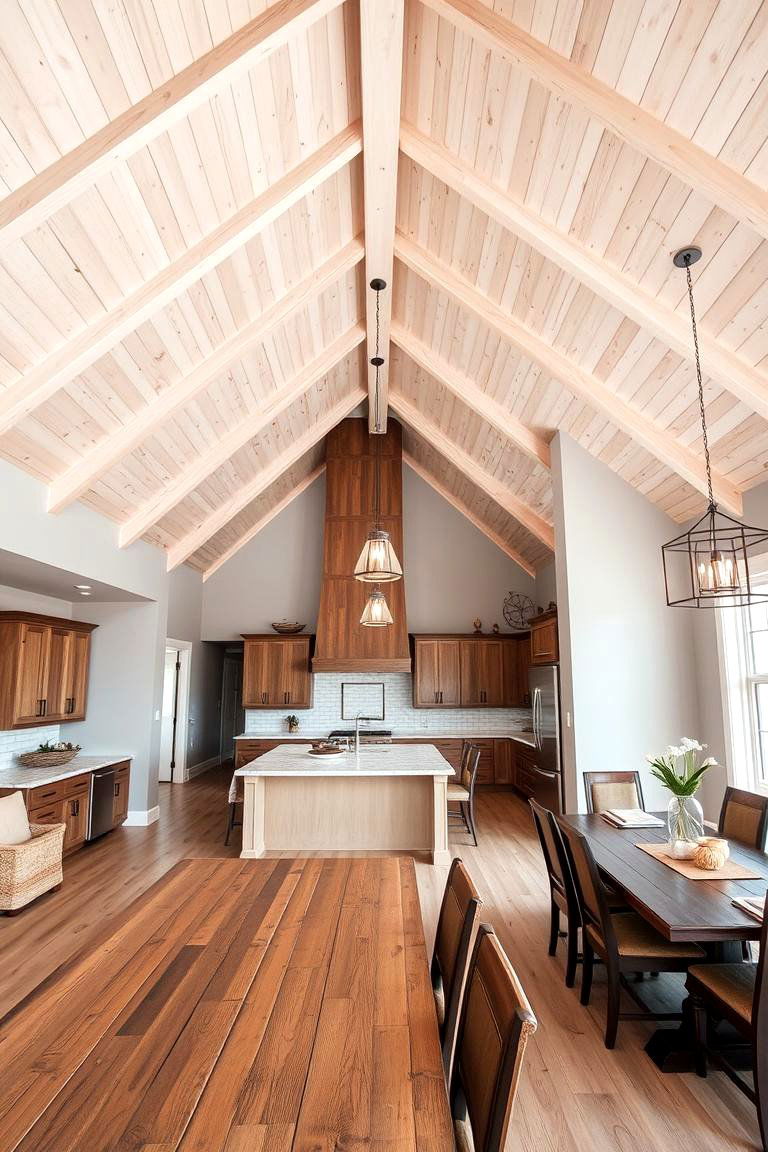 Creating an Expansive Feel with Soaring Ceilings - 24 Vaulted Ceiling With Beams