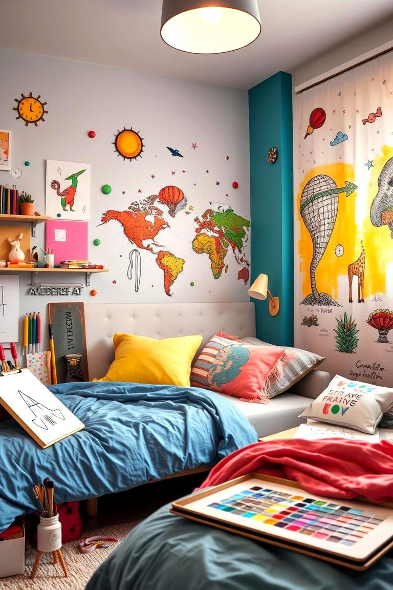 Creative Arts Corner - 24 Teen Girl Bedroom Ideas