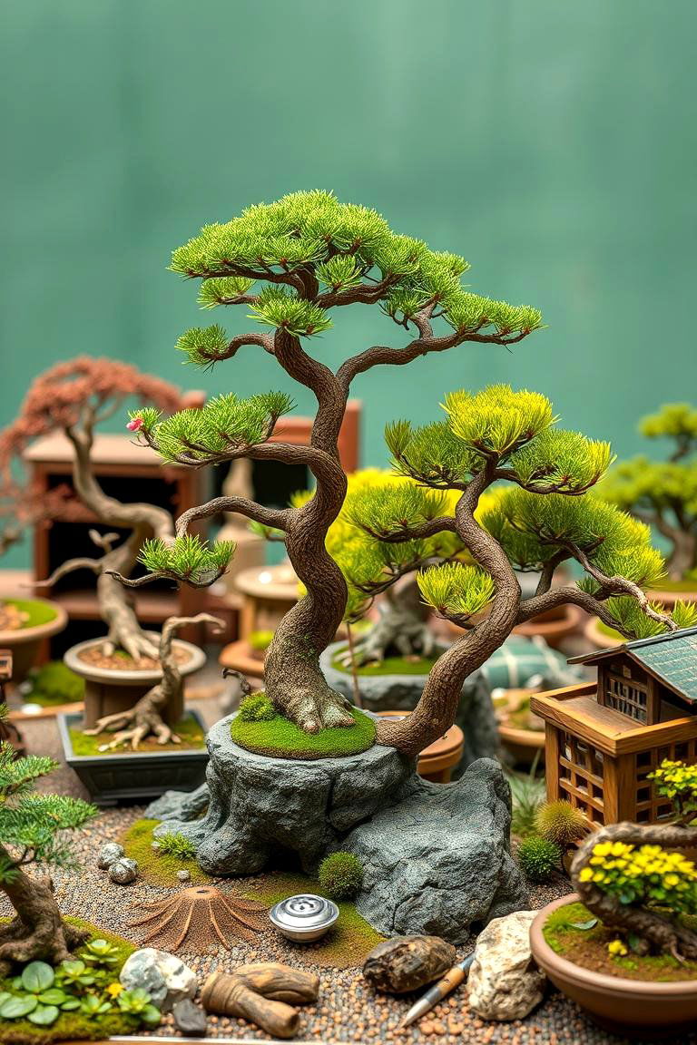 Creative Bonsai Sculpting - 24 Bonsai Garden Ideas