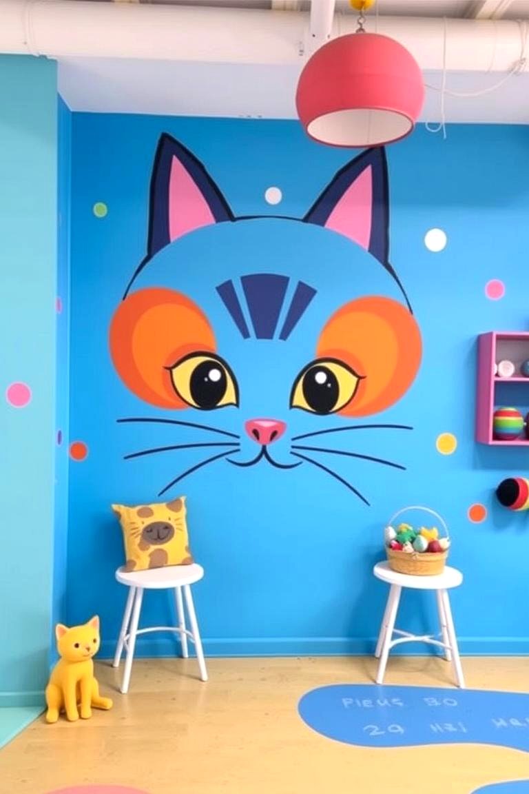 Creative Cat Art Studio - 24 Cat Room Ideas