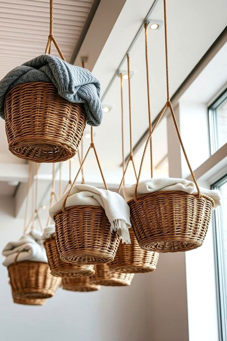 Creative Ceiling Storage - 24 Blanket Storage Ideas
