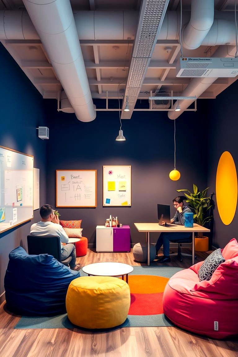 Creative Co Working Loft Nook - 24 Loft Office Ideas