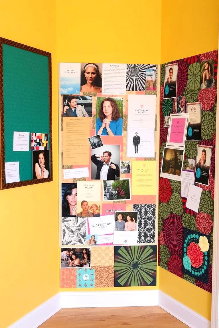 Creative Collage Corner - 24 Craft Room Ideas