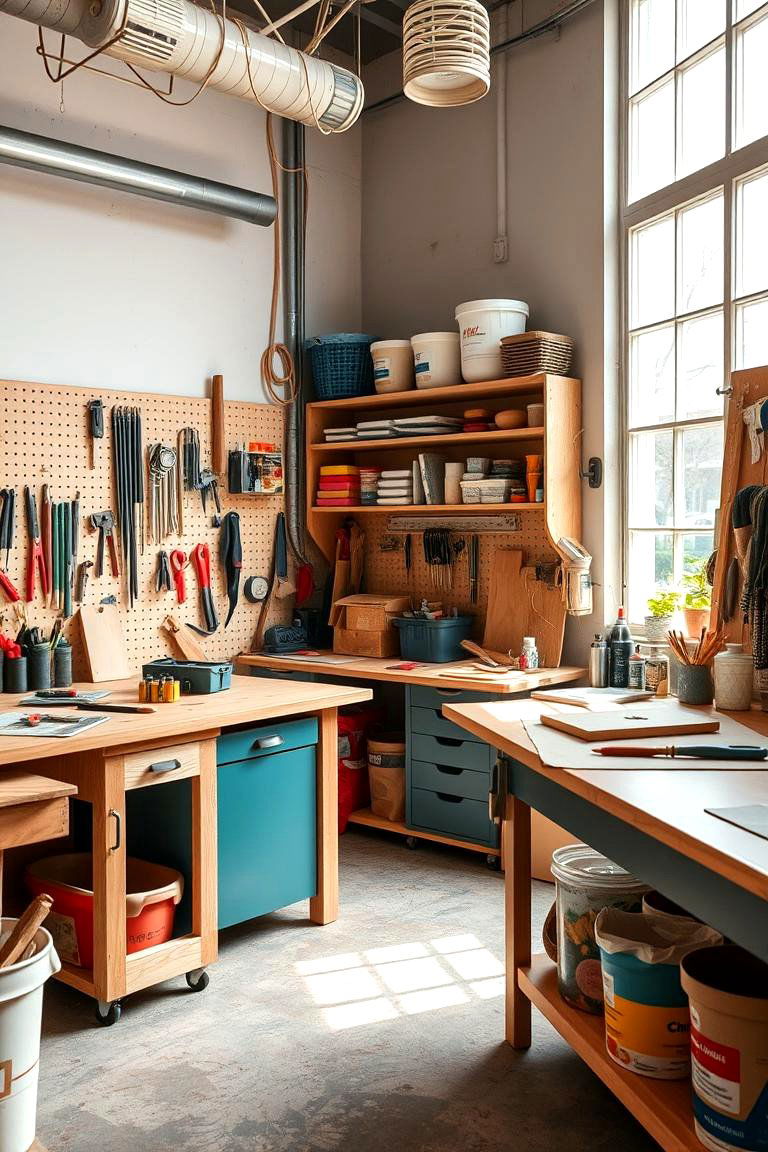 Creative Craft Workshop - 24 Black Man Cave Ideas