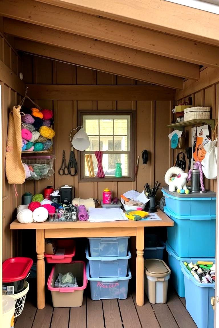 Creative Crafting Corner - 24 Under Deck Ideas