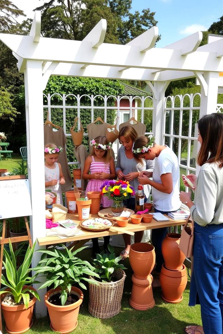 Creative Crafting Corner - 24 Garden Party Ideas