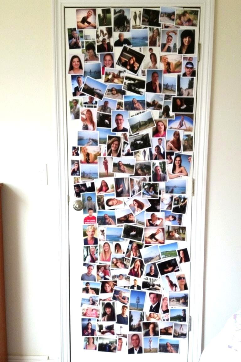 Creative Door Display - 24 Photo Display Ideas