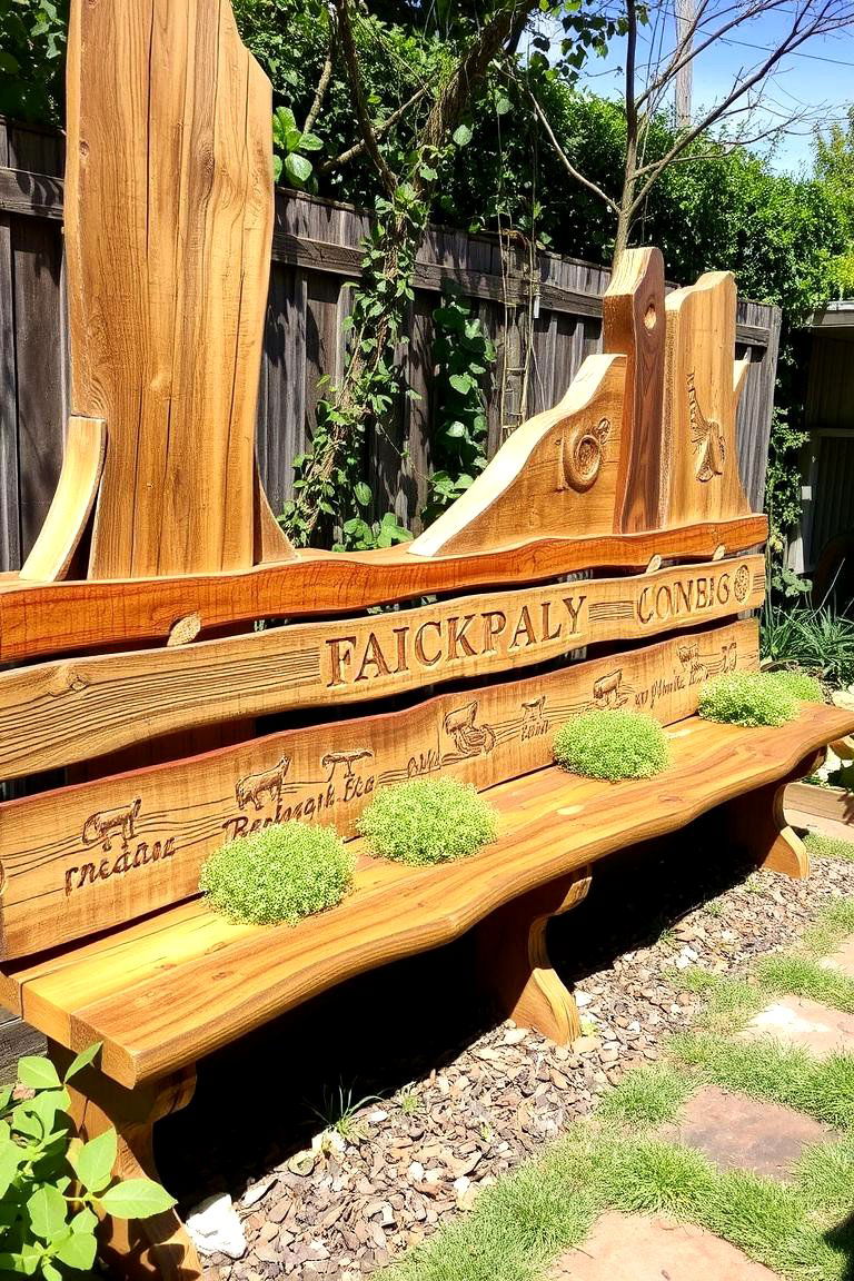 Creative Garden Art with Sleepers - 24 Garden Sleeper Ideas