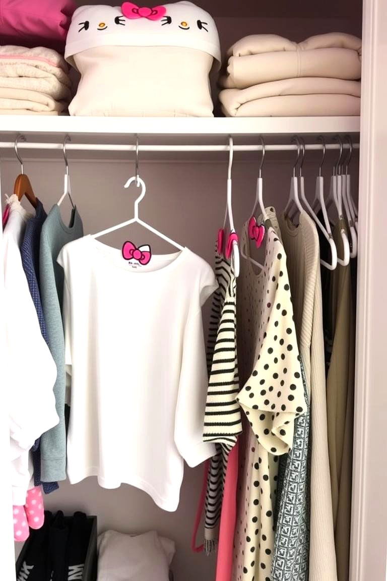 Creative Hello Kitty Clothes Hangers - 24 Hello Kitty Bedroom Ideas
