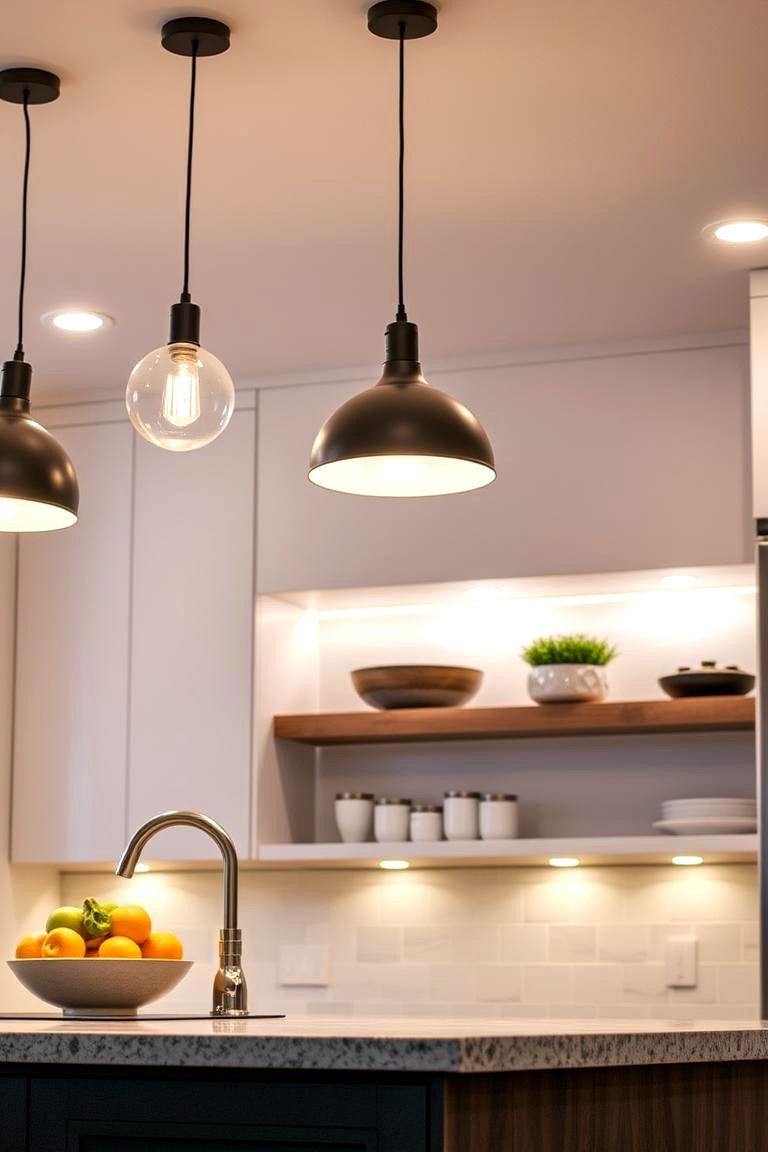 Creative Lighting Fixtures - 24 Summer Kitchen Ideas