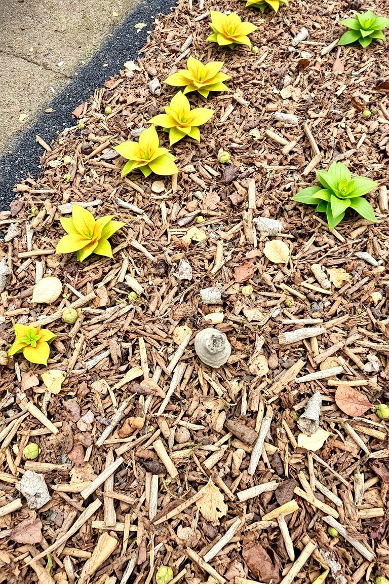 Creative Mulch Alternatives - 24 Cheap Backyard Makeover Ideas