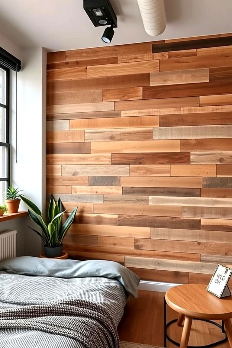 Creative Pallet Wood Wall - 24 Wood Accent Wall Ideas