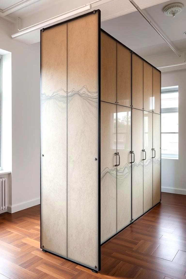 Creative Partition Wall - 24 Studio Furniture Ideas
