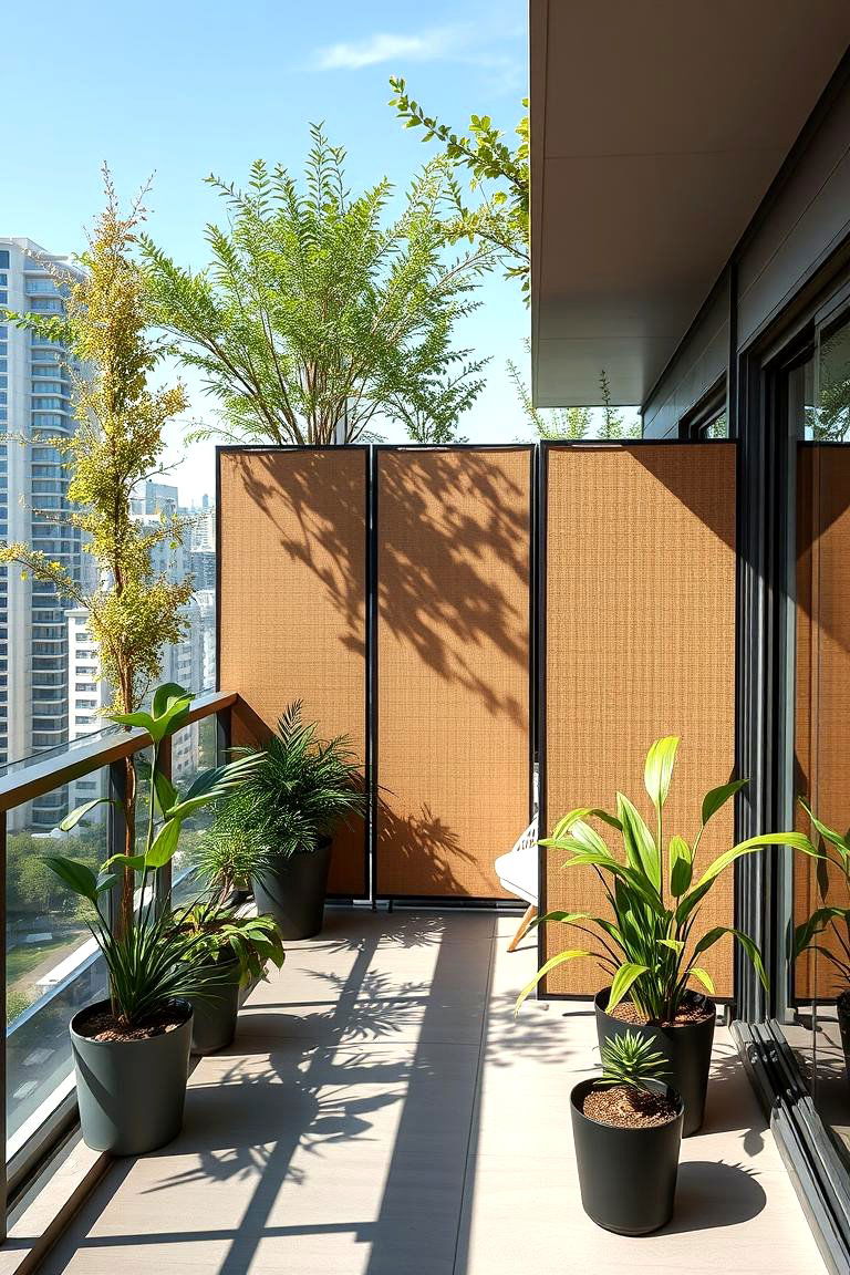 Creative Partitioning for Privacy - 24 Cantilever Balcony Ideas