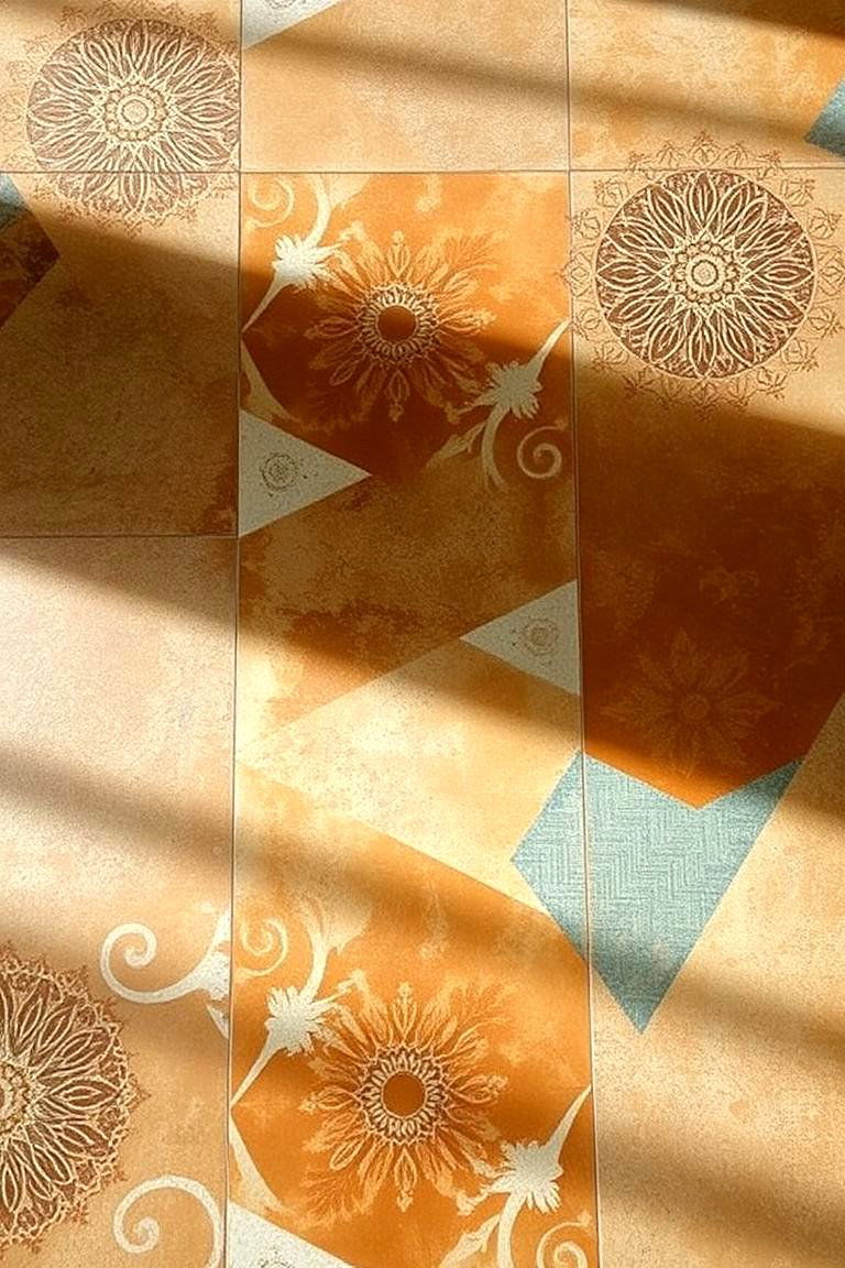 Creative Patterned Stained Concrete Floors - 24 Stained Concrete Floors