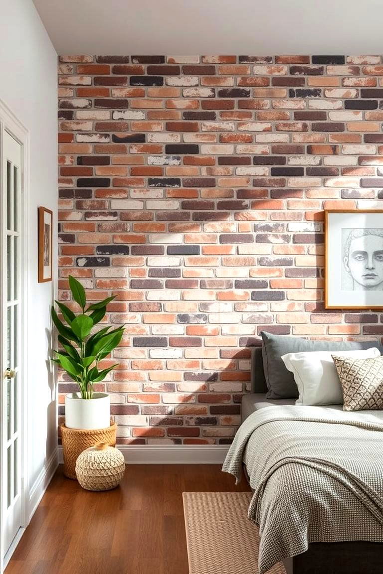 Creative Reclaimed Brick Wall - 24 Brick Wallpaper Ideas