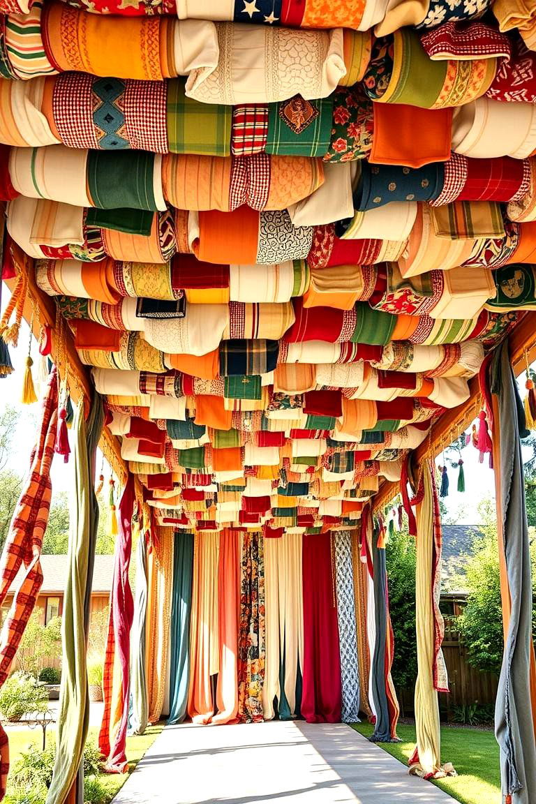 Creative Repurposed Materials - 24 Pergola Cover Ideas