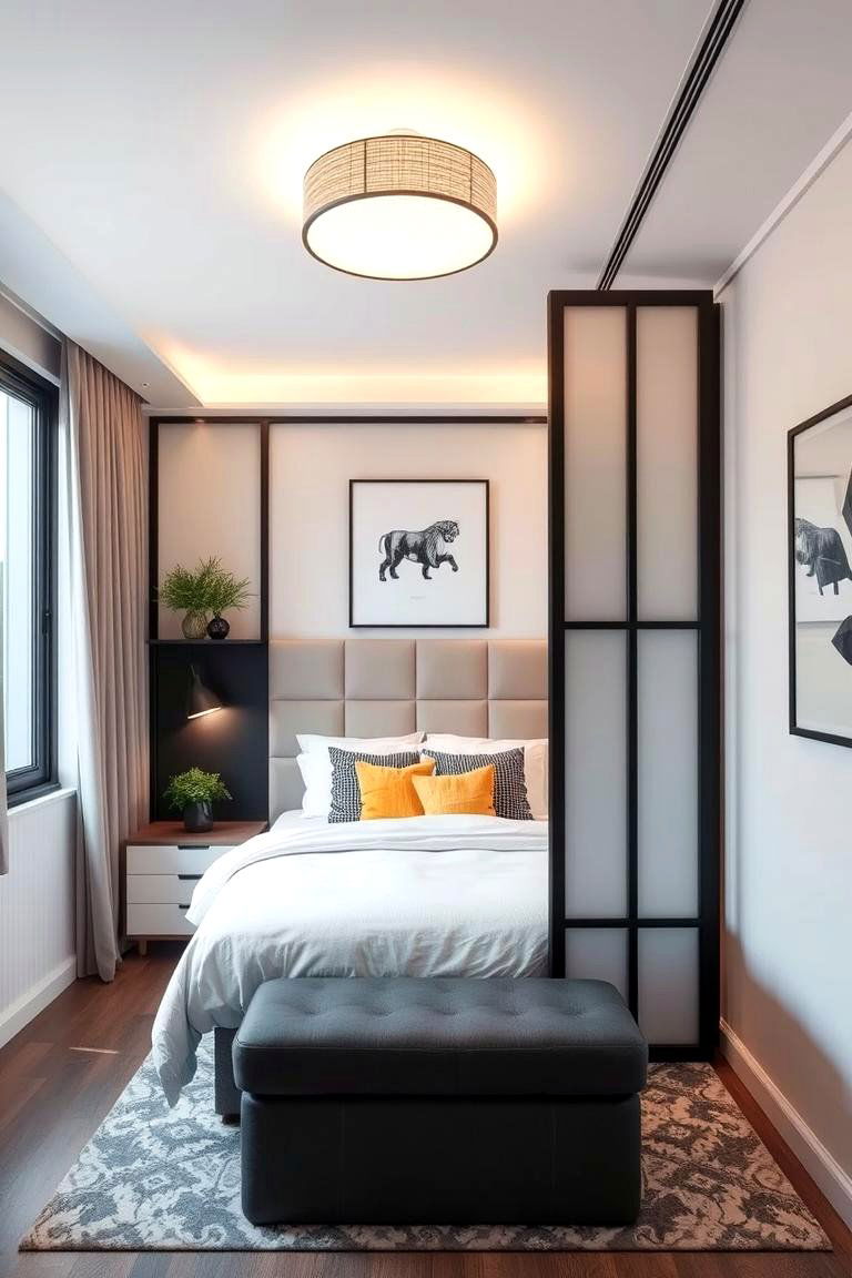 Creative Room Dividers - 24 Small Bedroom Ideas