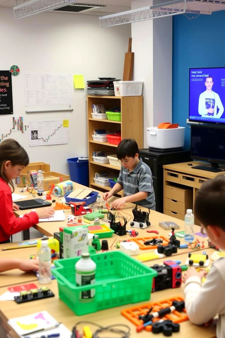 Creative STEM Lab - 24 Homeschool Room Ideas