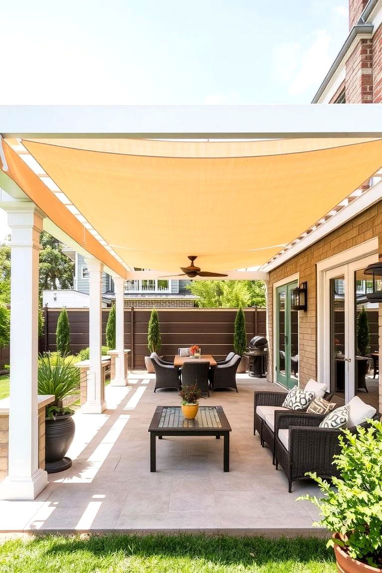 Creative Shade Structures - 24 Patio Decor Ideas