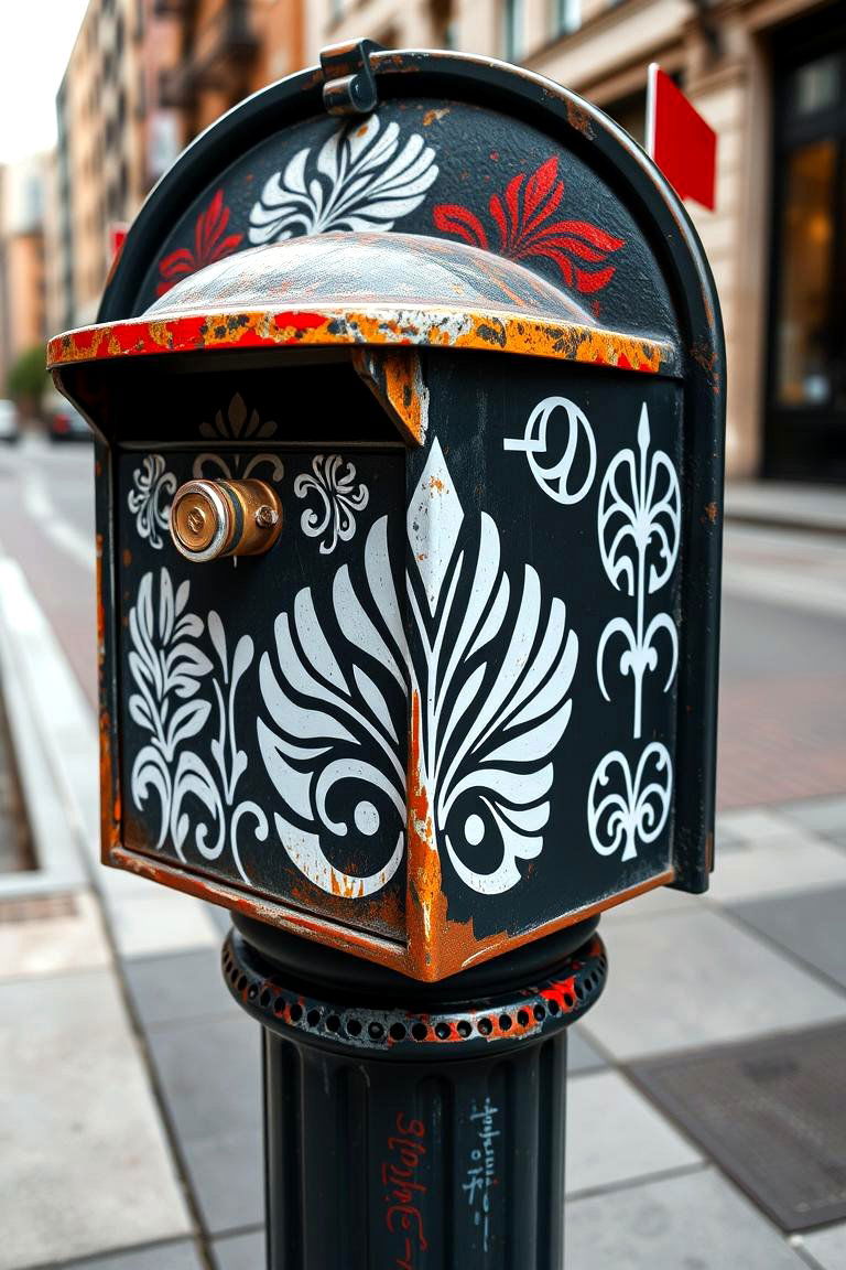 Creative Stencils - 24 Mailbox Decor Ideas