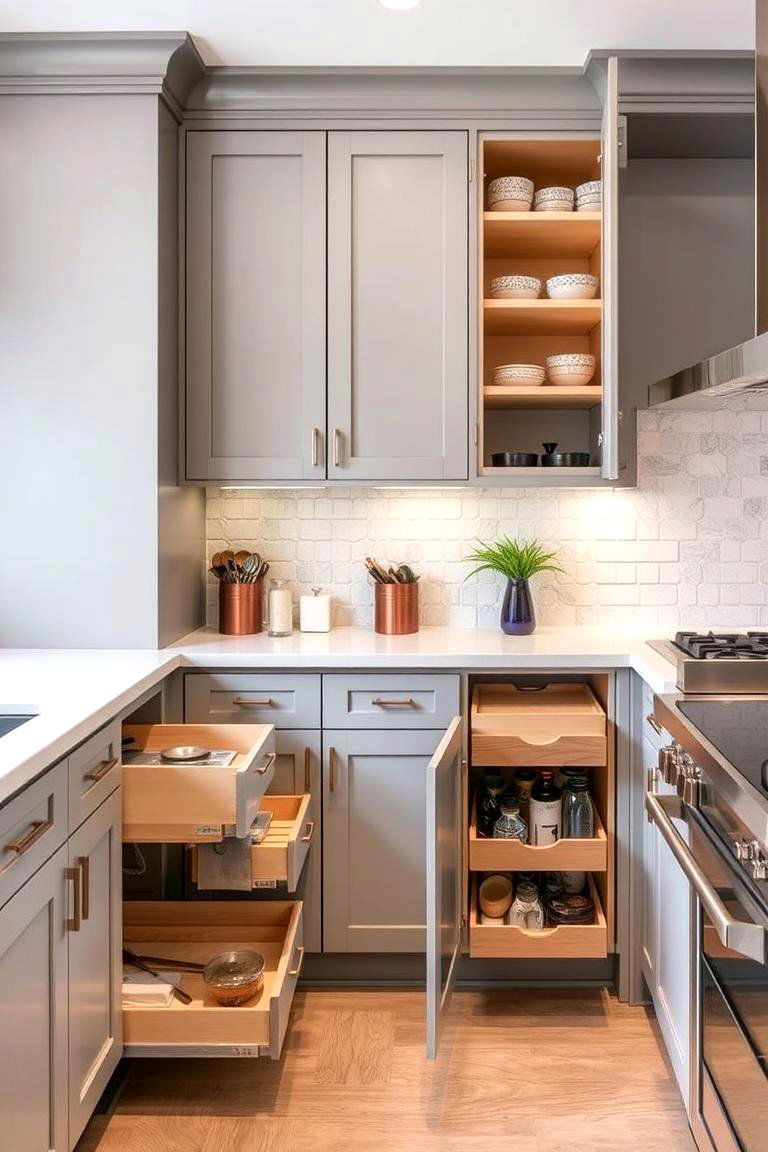 Creative Storage Solutions - 24 Cozy Kitchen Ideas