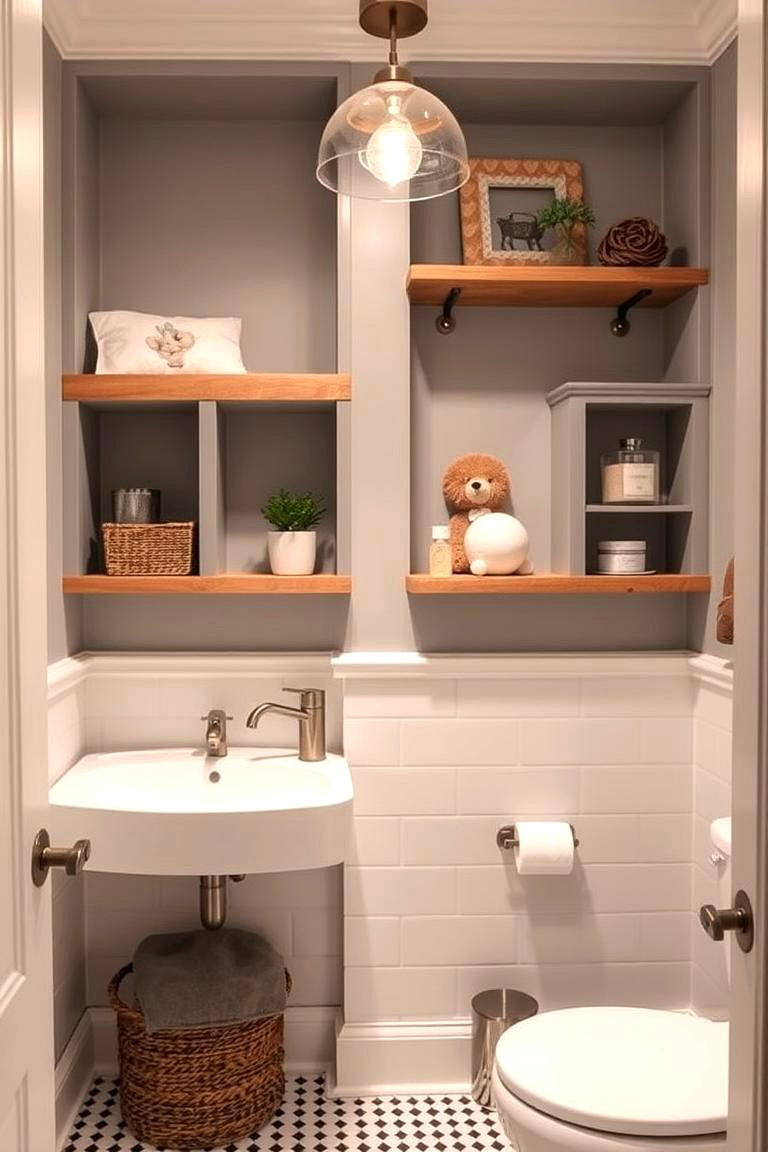 Creative Storage Solutions - 24 Quirky Bathroom Ideas