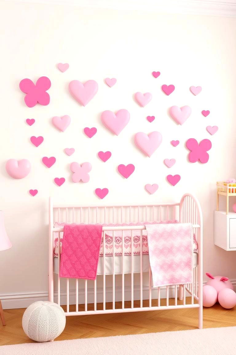 Creative Wall Decals - 24 Pink Nursery Ideas