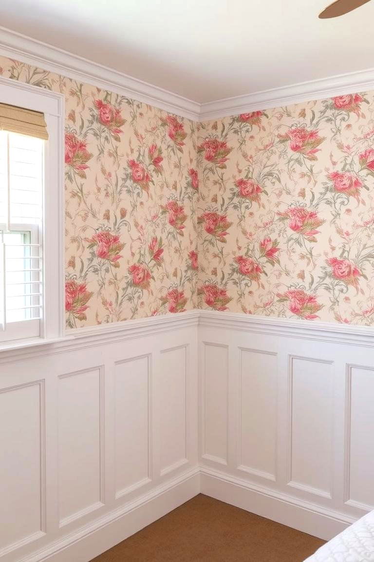 Creative Wallpaper Wainscoting - 24 Wainscoting Ideas