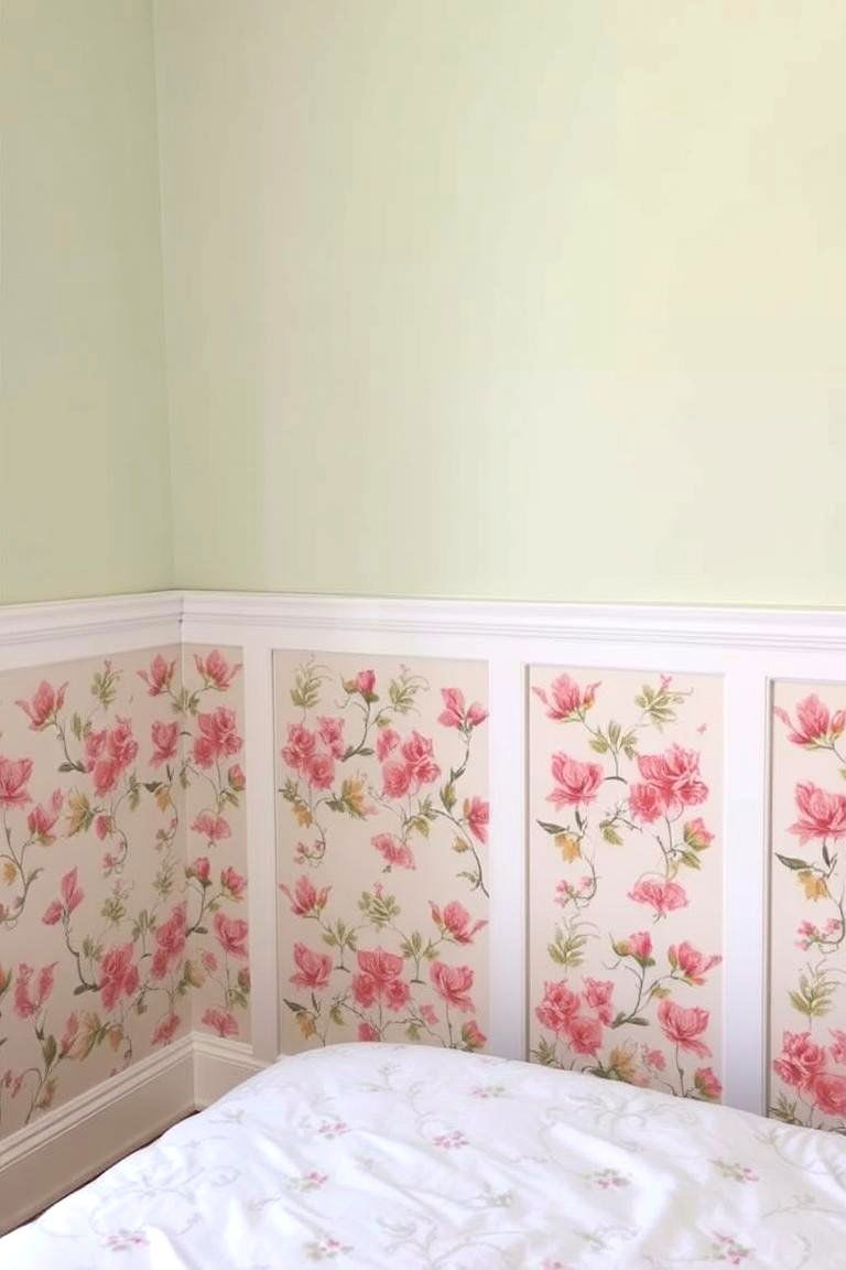 Creative Wallpaper Wainscoting - 24 Wall Collage Ideas