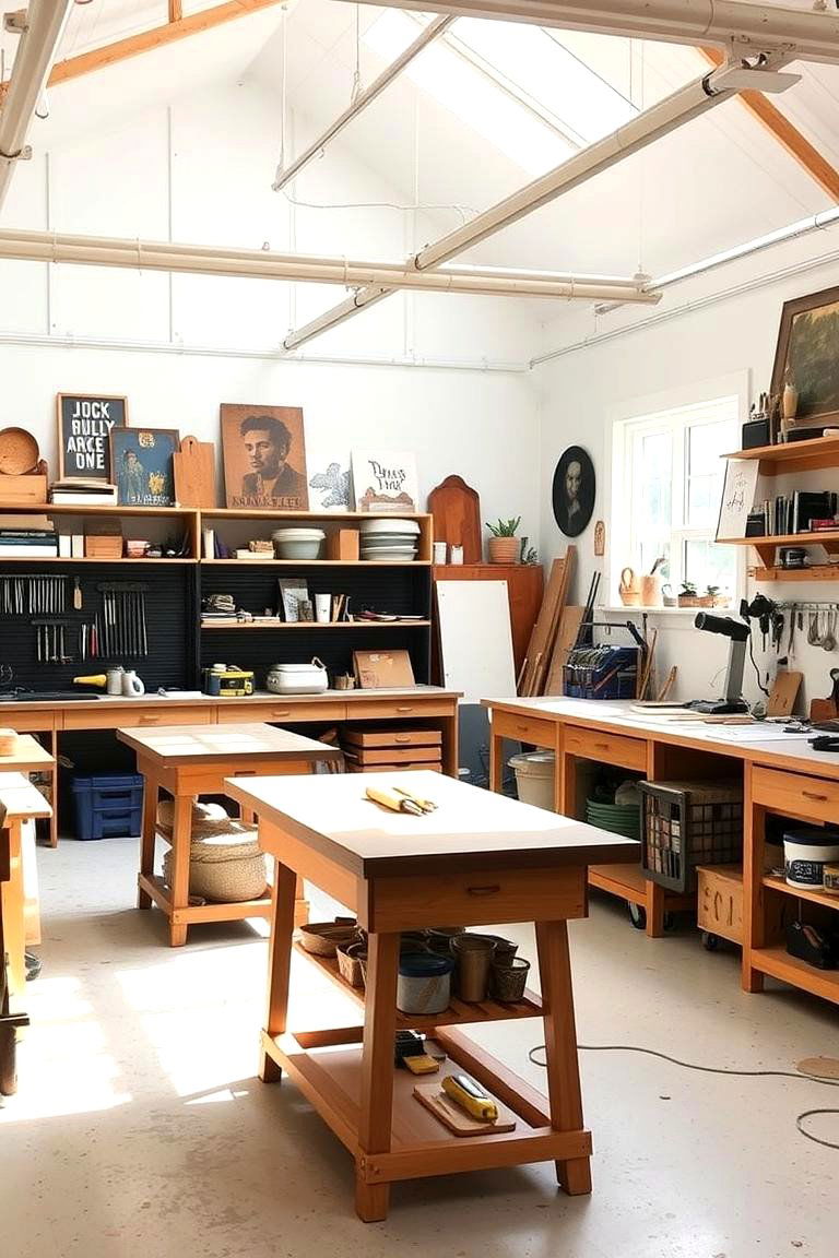 Creative Workshop Studio - 24 Luxury Man Cave Ideas