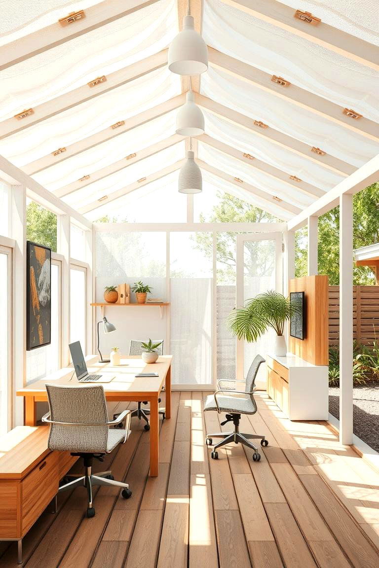 Creative Workspace Pavilion - 24 Outdoor Pavilion Ideas