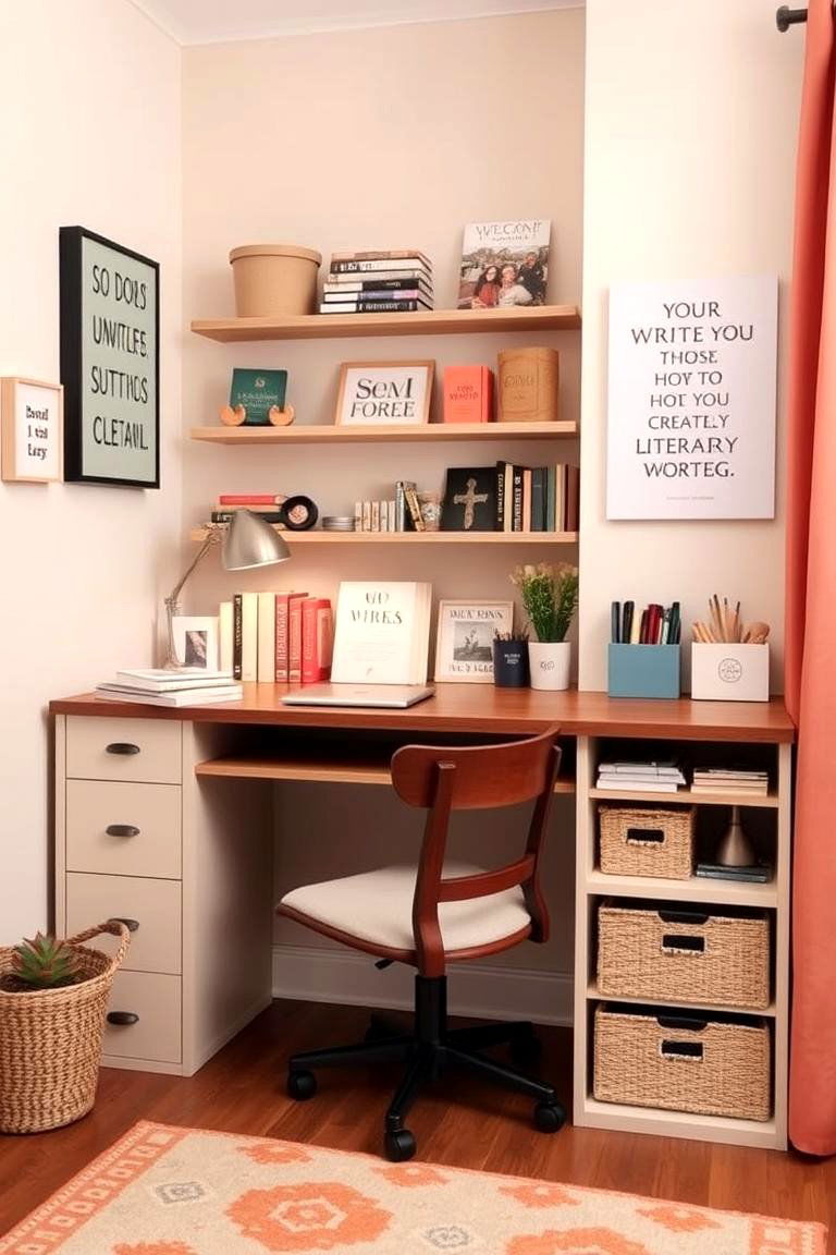 Creative Writing Corner - 24 Girl Room Ideas for 10-year-olds