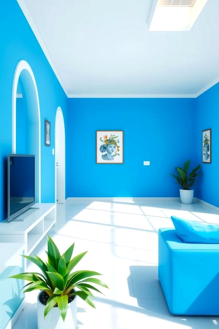 Crisp Azure Blue - 24 Blue Exterior House Colors