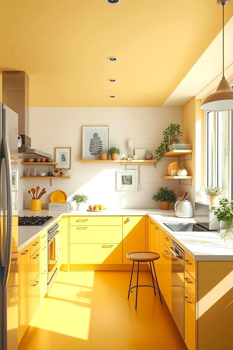 Crisp Lemon Zest - 24 Monochromatic Color Schemes for Rooms