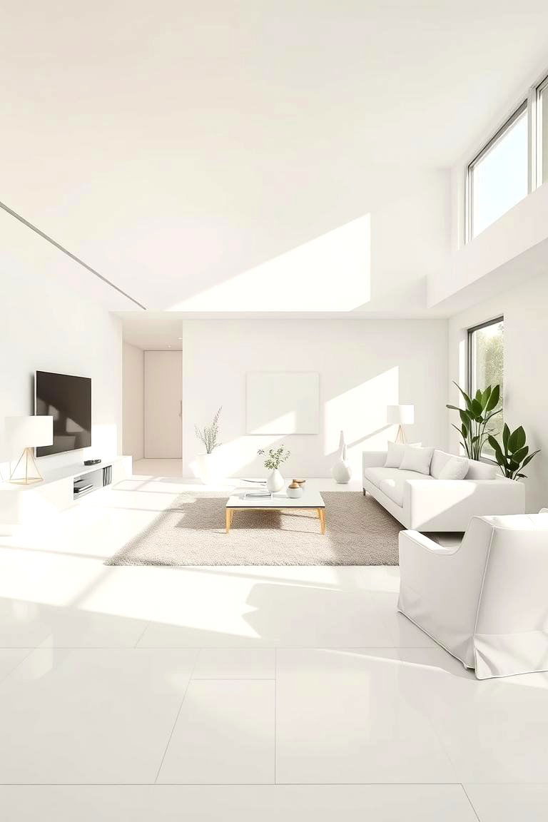 Crisp White Minimalism - 24 Monochromatic Color Schemes for Rooms