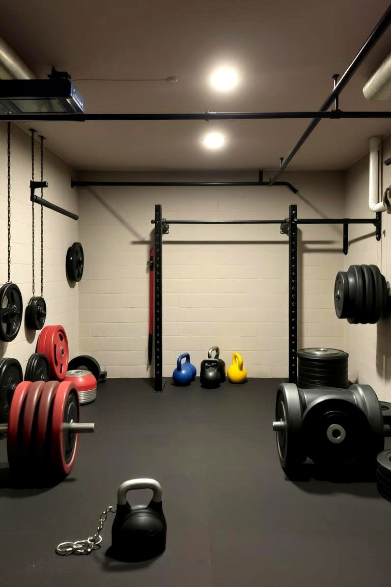 CrossFit Gym in Your Basement - 24 Basement Gym Ideas